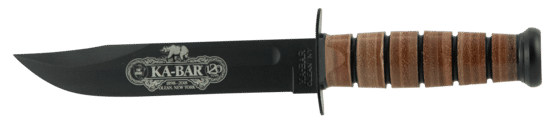 The US Army Knife is made from 1095 steel and walnut handles for a sleek, durable look. The spearpoint blade is ideal for carrying in the field.